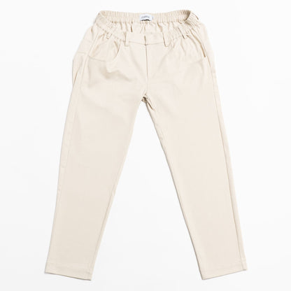 Beige pants on a white background